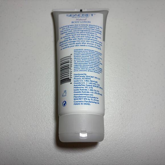 Seacret Natural Body Lotion For All Skin Types Mineral From The Dead Sea 6.8 Oz - Picture 3 of 3